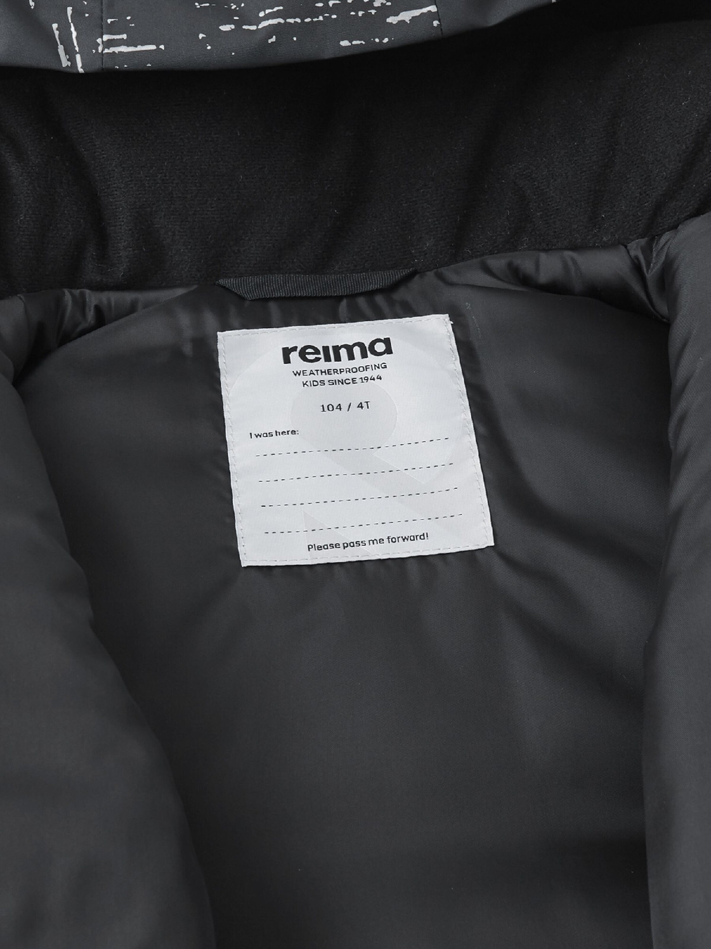 Veste d’hiver 'Hohde' Reima en noir