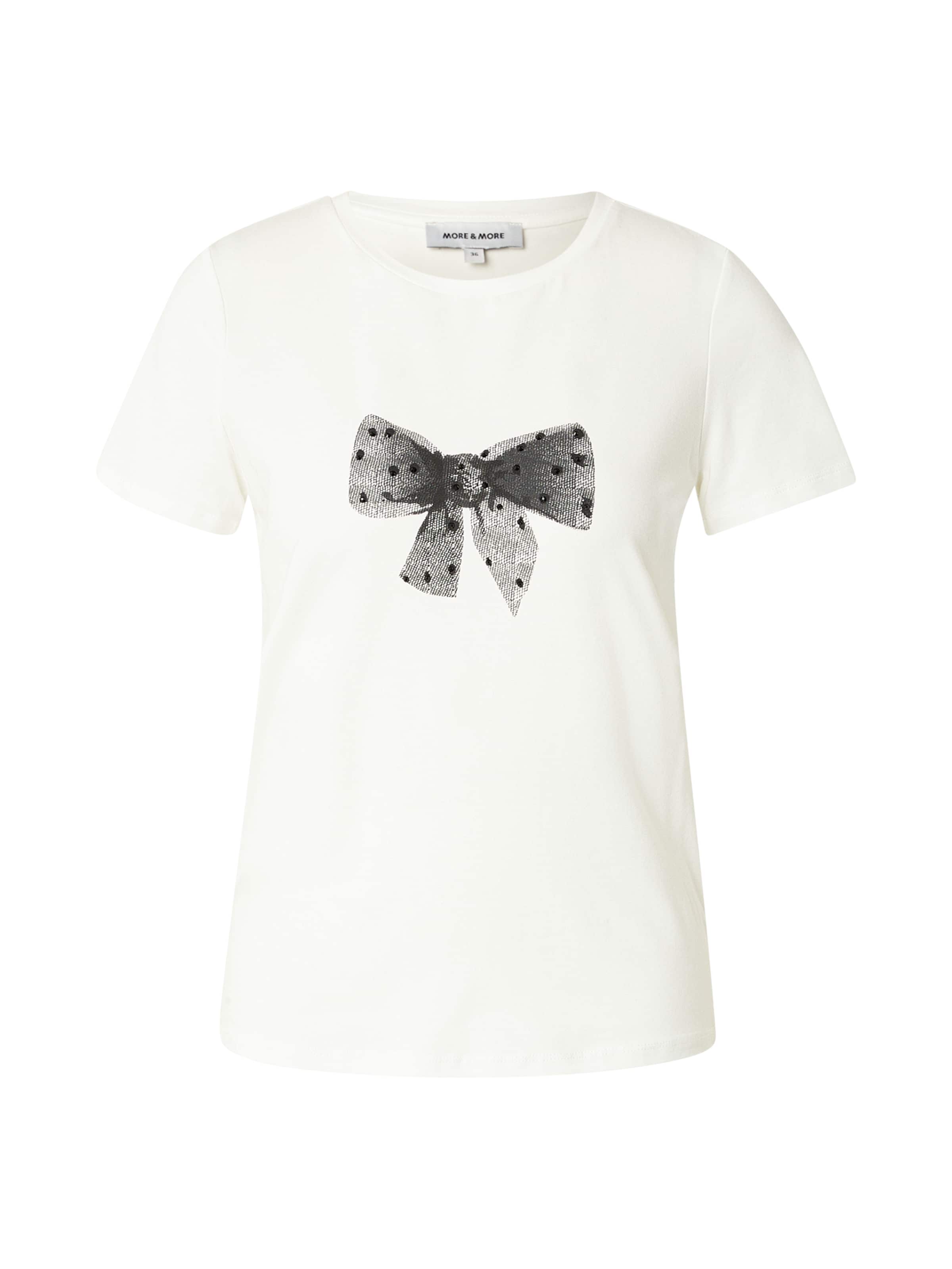 MORE & MORE Μπλουζάκι σε λευκό: μπροστά