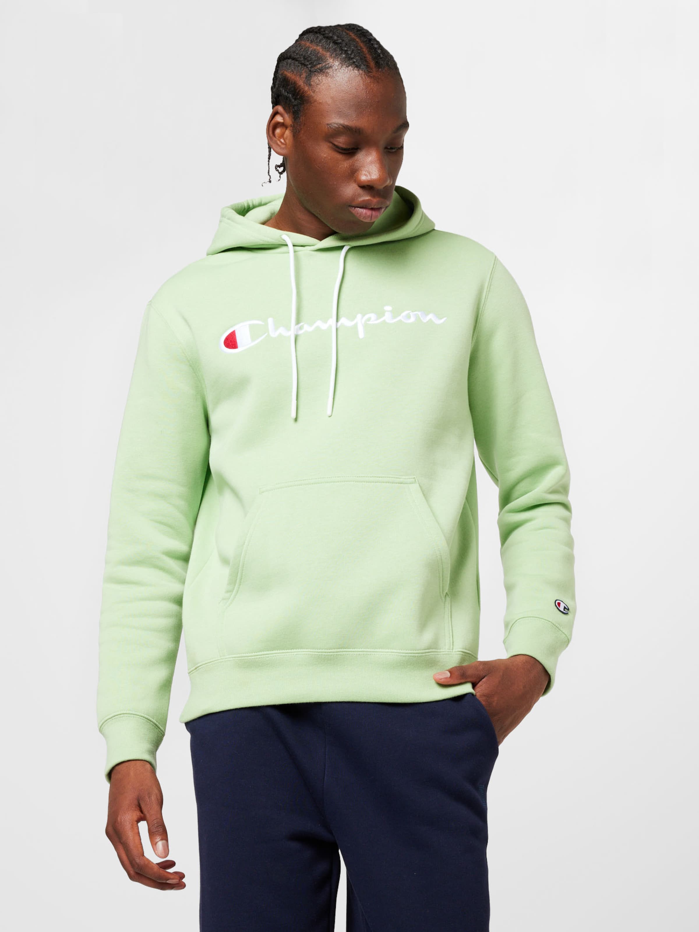 Champion light hot sale green sweatshirt