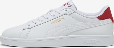 PUMA Baskets basses 'Smash 3.0 L' en or / rouge / blanc, Vue avec produit