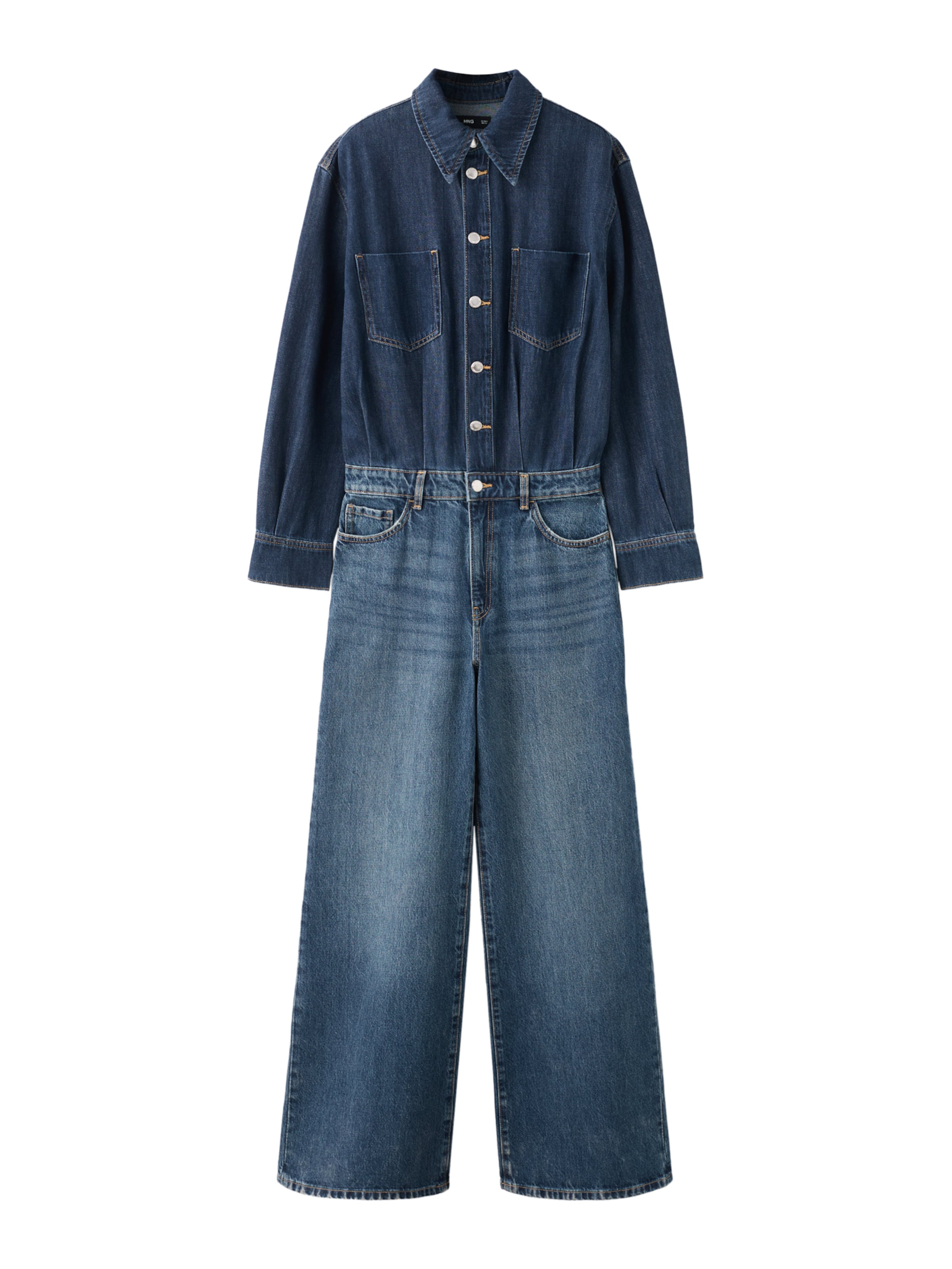 MANGO Гащеризон 'Belle' в синьо: отпред