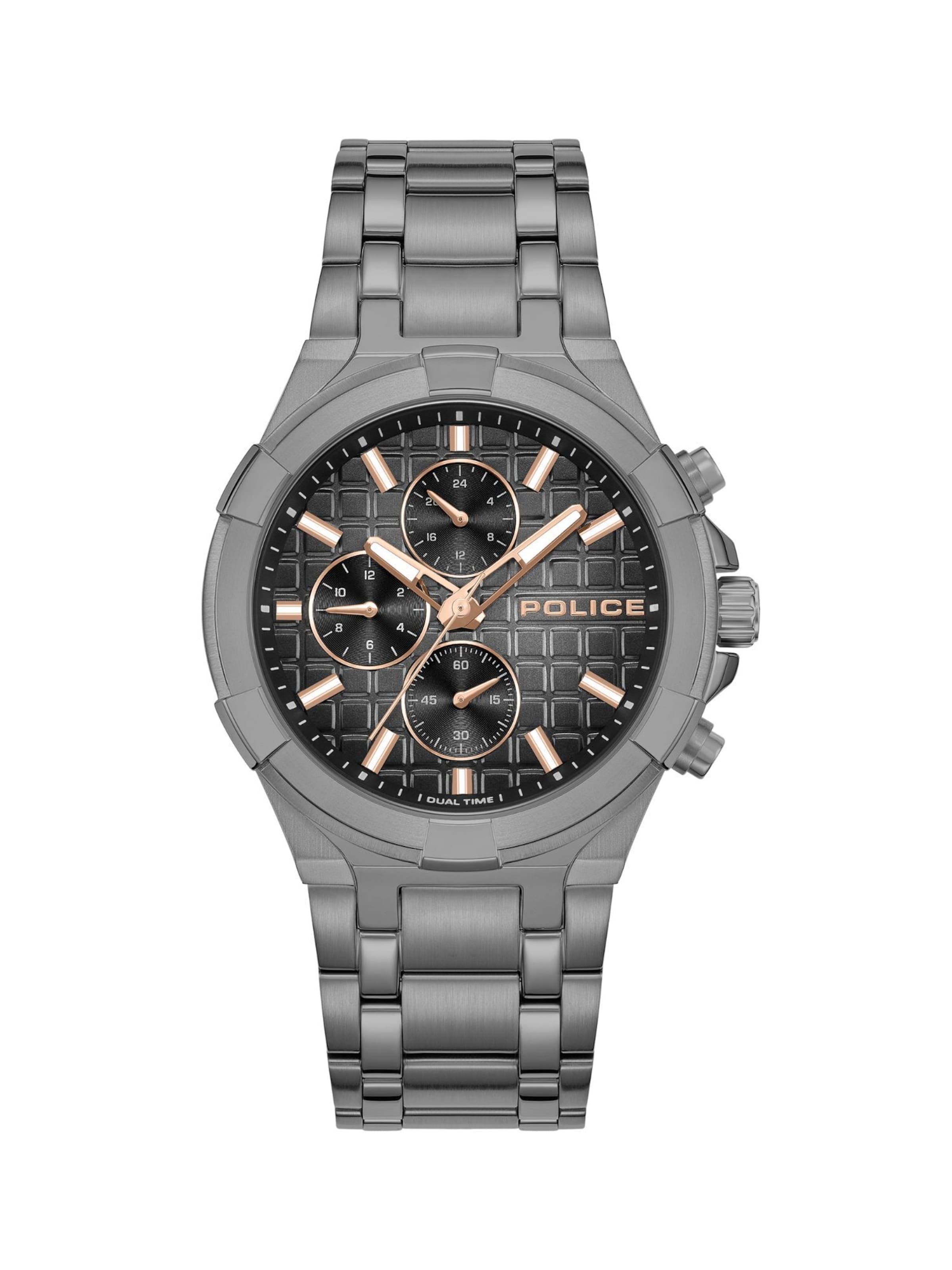 POLICE Quarzuhr ' Guardian ' in Grau: Vorderseite