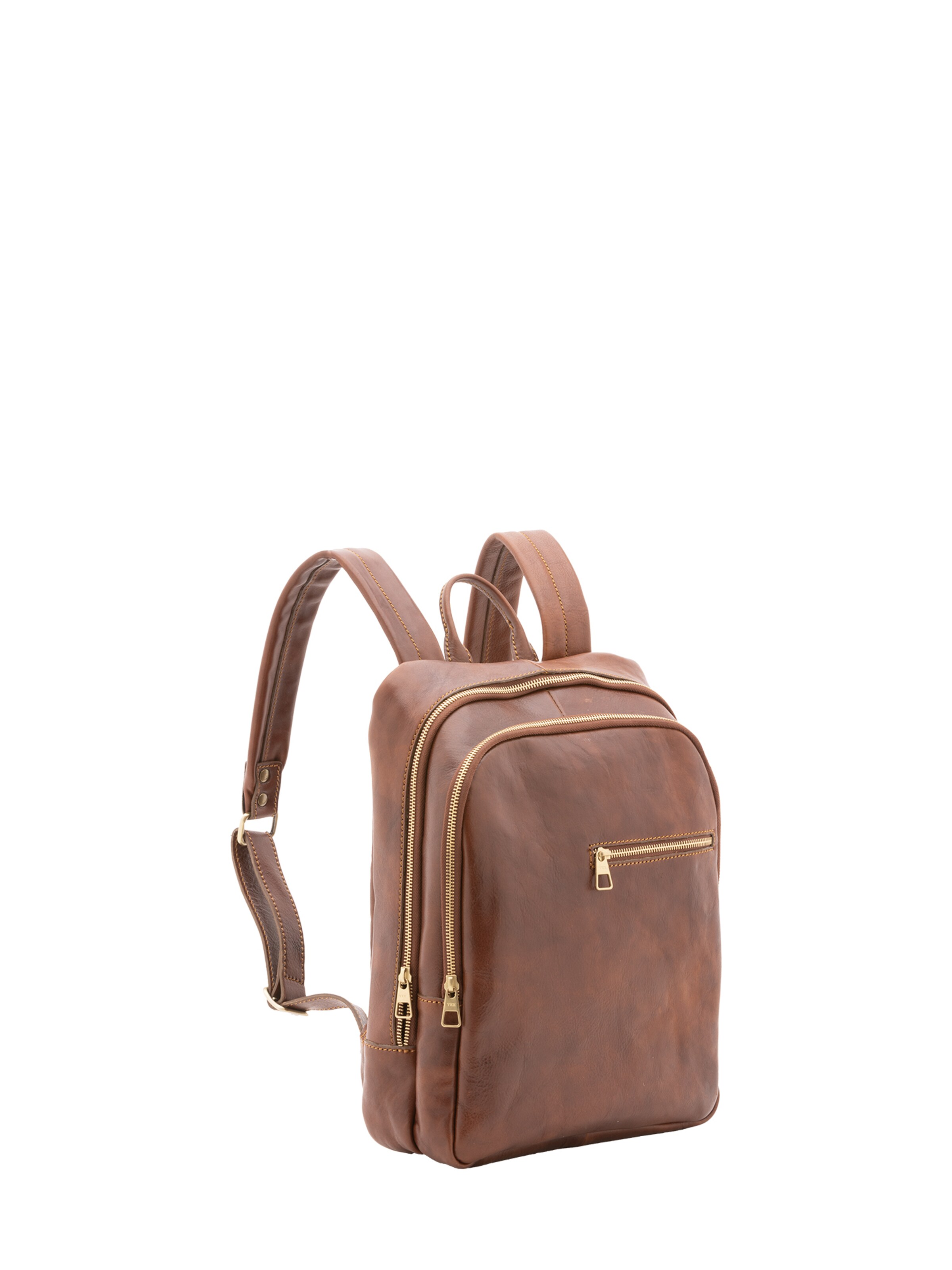 Sac à dos Viola Castellani en marron : devant