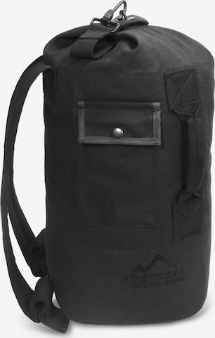 normani Rucksack 'Submariner 20' in Schwarz: Vorderseite