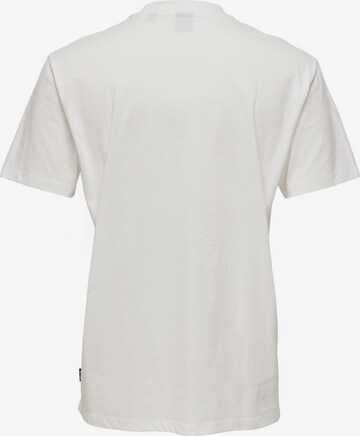 T-Shirt 'Harold' Only & Sons en blanc
