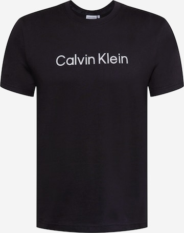 Tricou de la Calvin Klein pe negru: față