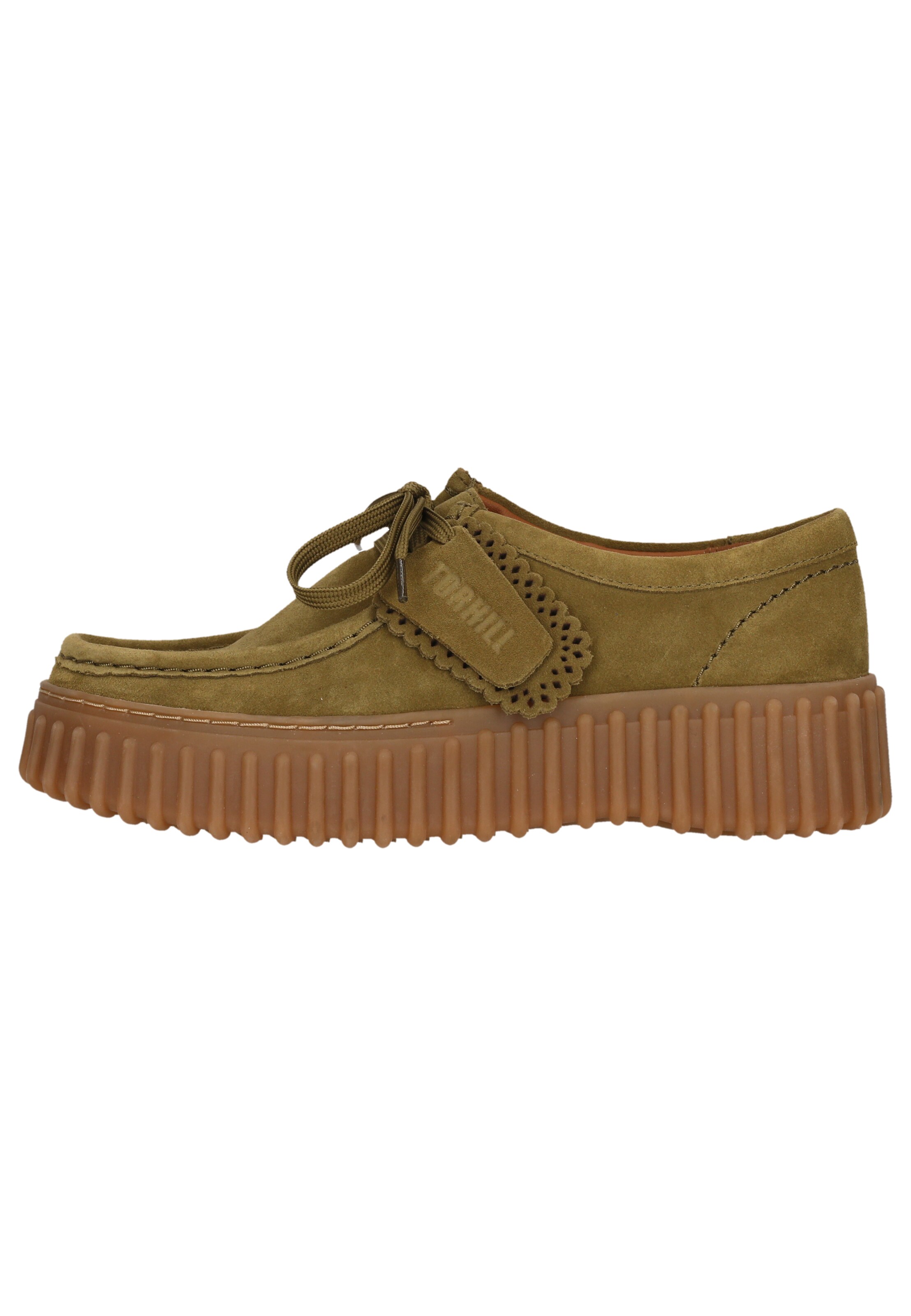 CLARKS Mocassins 'Torhill Bee' in Groen