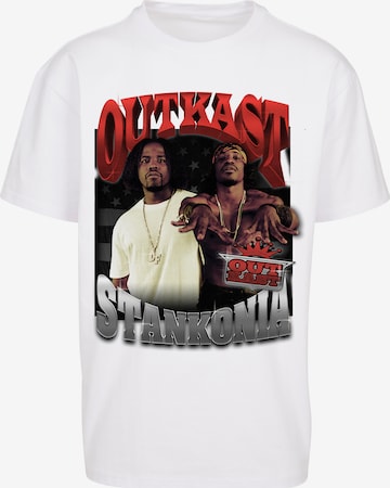 Mister Tee T-Shirt 'Outkast Stankonia' in Weiß: predná strana