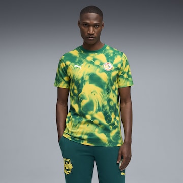 T-Shirt fonctionnel 'Senegal' PUMA en vert : devant