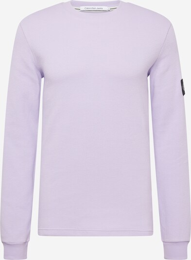 Marškinėliai iš Calvin Klein Jeans, spalva – pastelinė violetinė, Prekių apžvalga