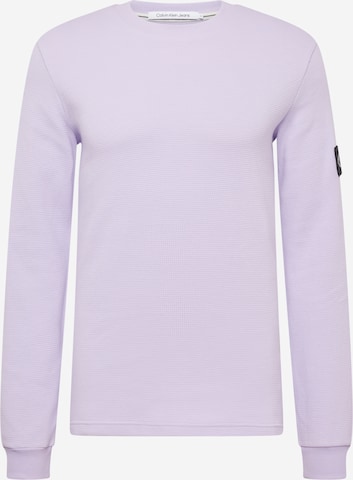 Calvin Klein Jeans Majica | vijolična barva: sprednja stran