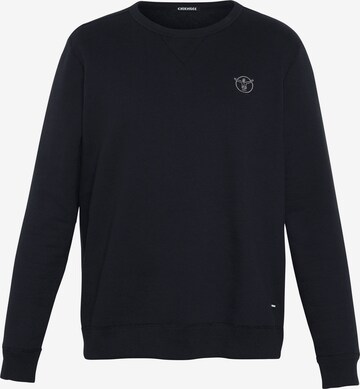 CHIEMSEE Regular Fit Sweatshirt in Schwarz: predná strana