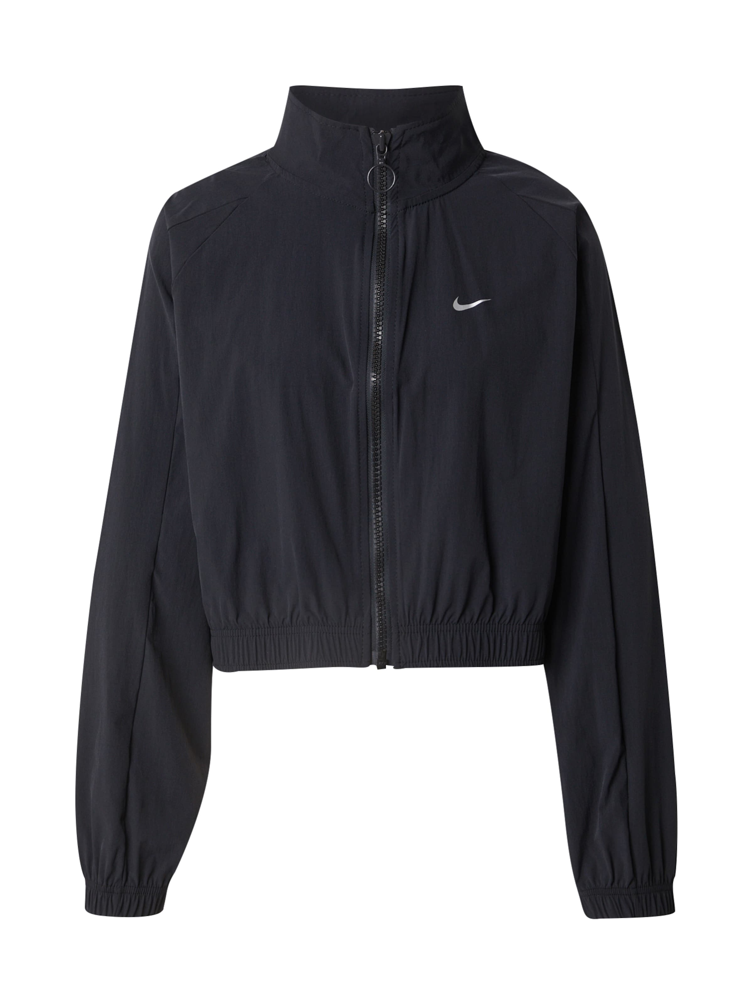 Geacă de primăvară-toamnă de la Nike Sportswear pe negru: față