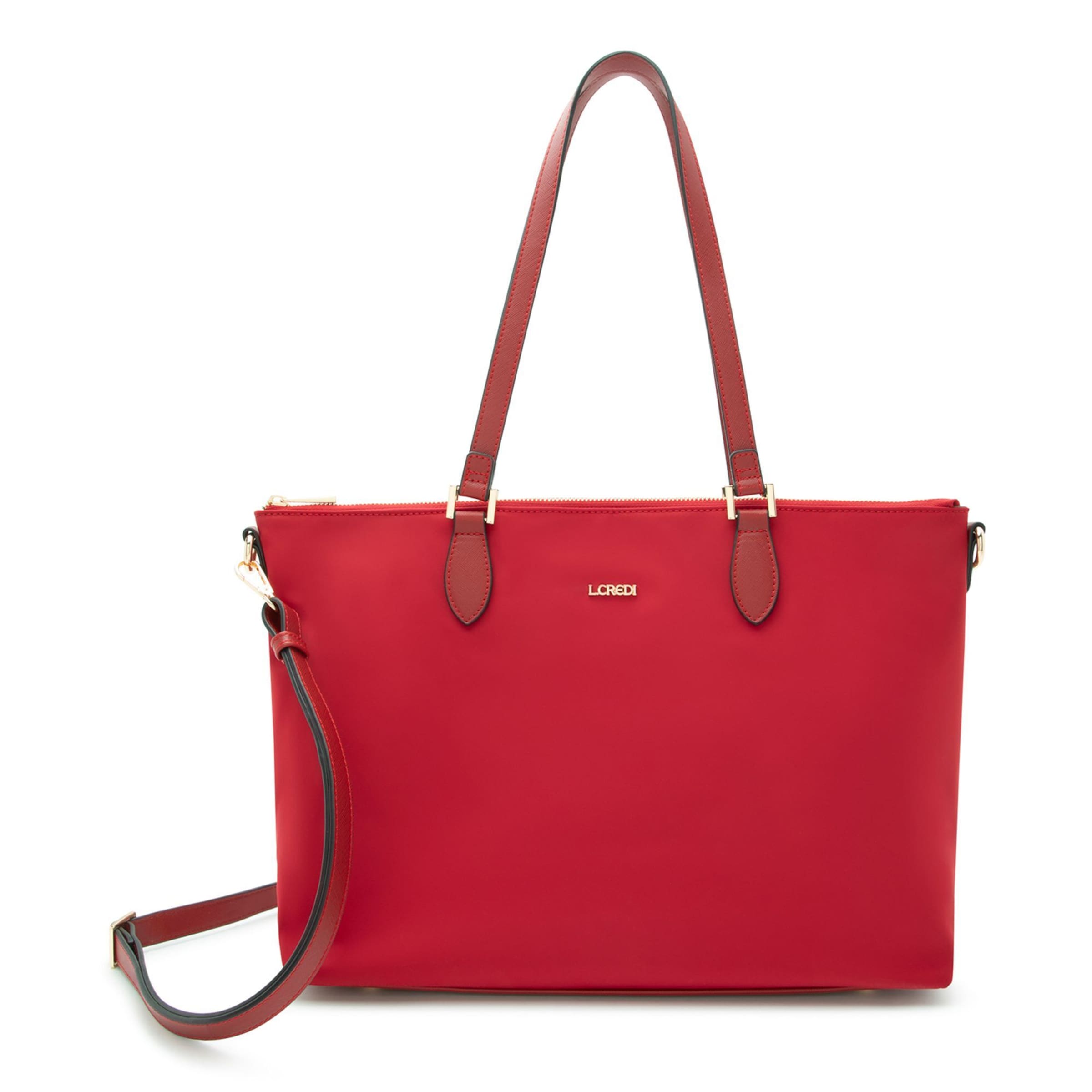 L.CREDI Shopper 'Alena' in Red: front
