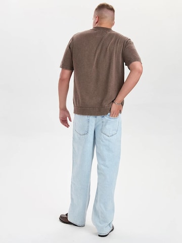 Dxnmxrk - Loosefit Vaquero 'DXHector Relaxed Fit Jeans Light Blue' en azul