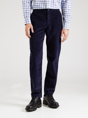 KnowledgeCotton Apparel regular Παντελόνι τσίνο 'CHUCK' σε μπλε: μπροστά