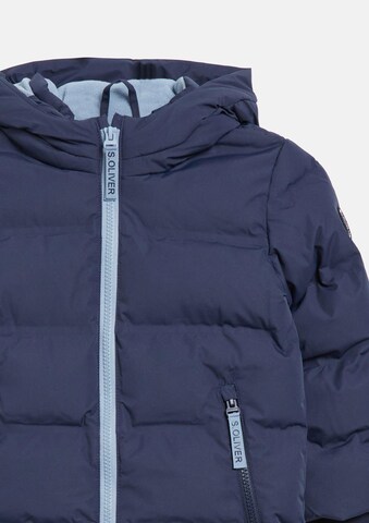 s.Oliver Winterjas in Blauw: voorkant