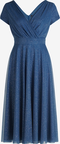 Vera Mont Cocktailjurk in Blauw: voorkant