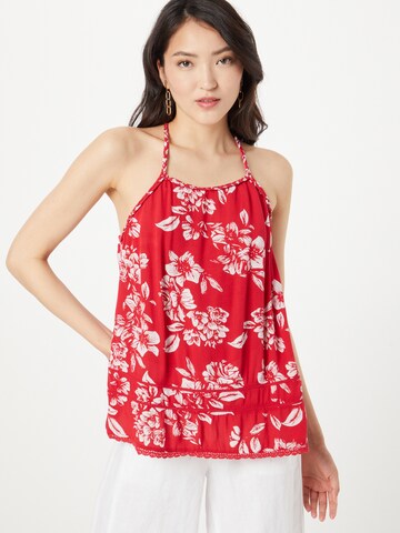 Superdry - Blusa en rojo: frente