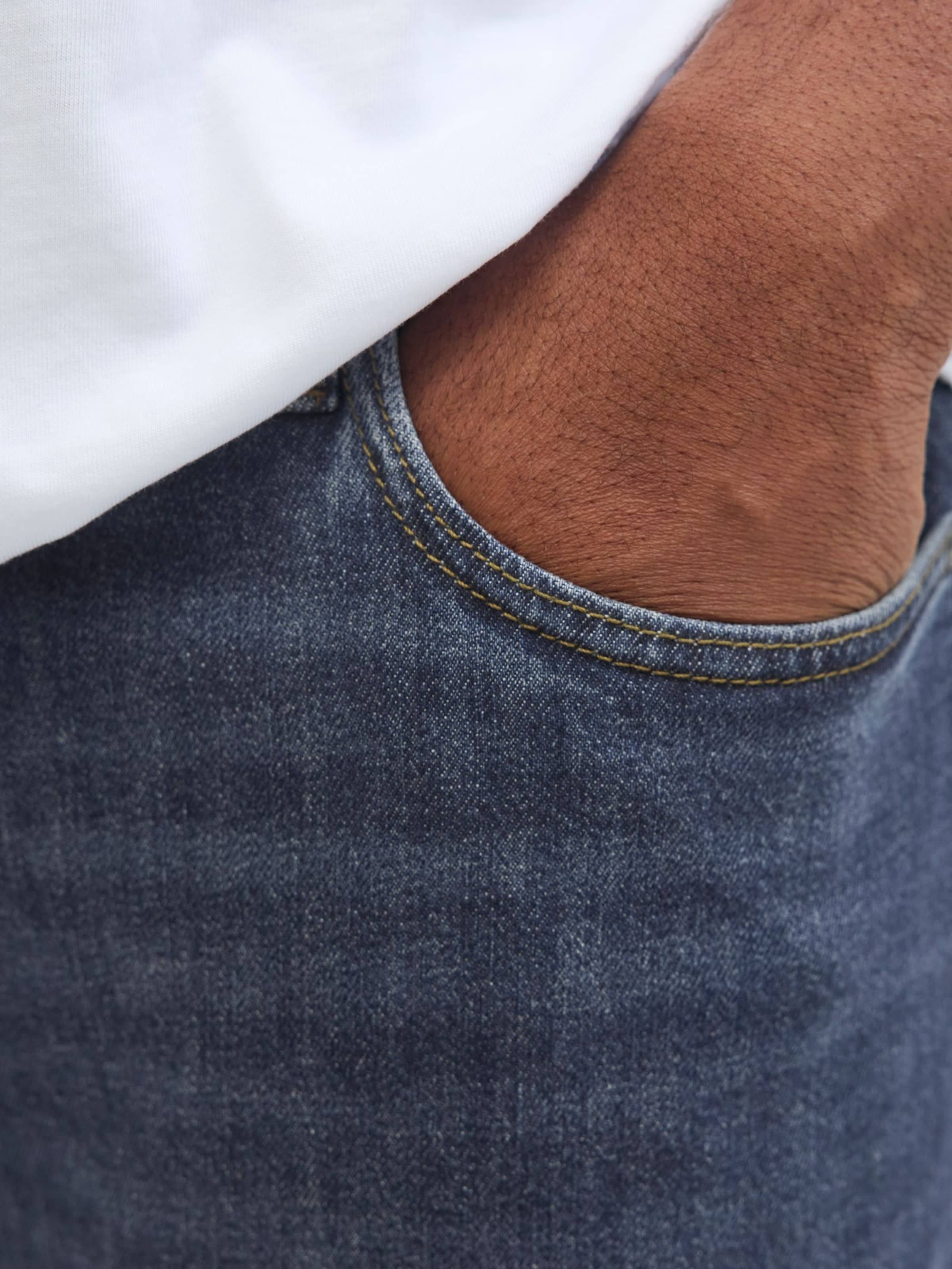 Jack & Jones Plus Обычный Джинсы 'JJIMIKE JJORIGINAL' в Синий