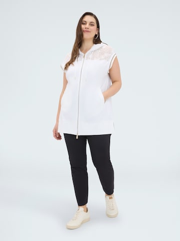 Fiorella Rubino Sweat jacket in White