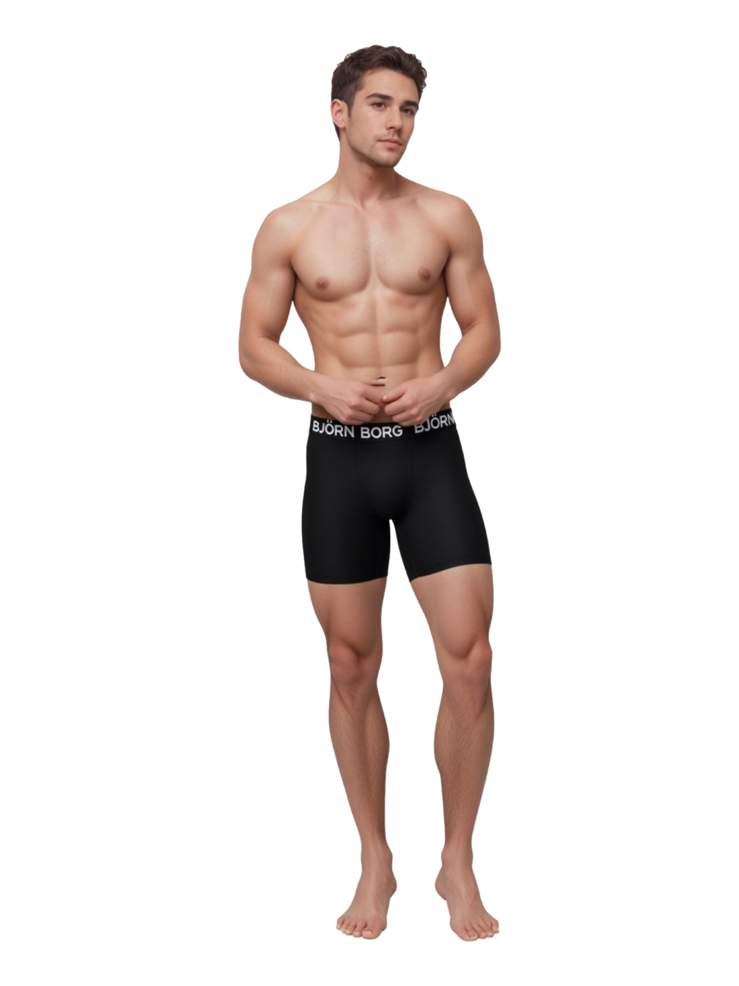 BJÖRN BORG Boksershorts i sort