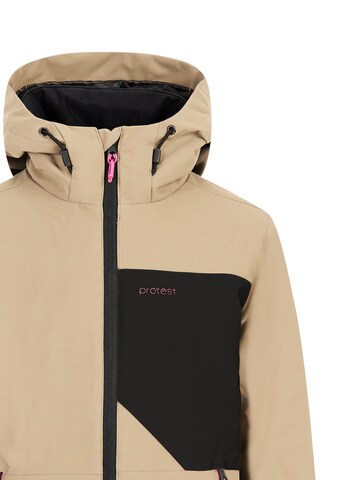 PROTEST Sports jacket 'PRTNoortje JR' in Brown