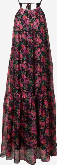 FRNCH PARIS Robe en vert / orange foncé / fuchsia / noir, Vue avec produit
