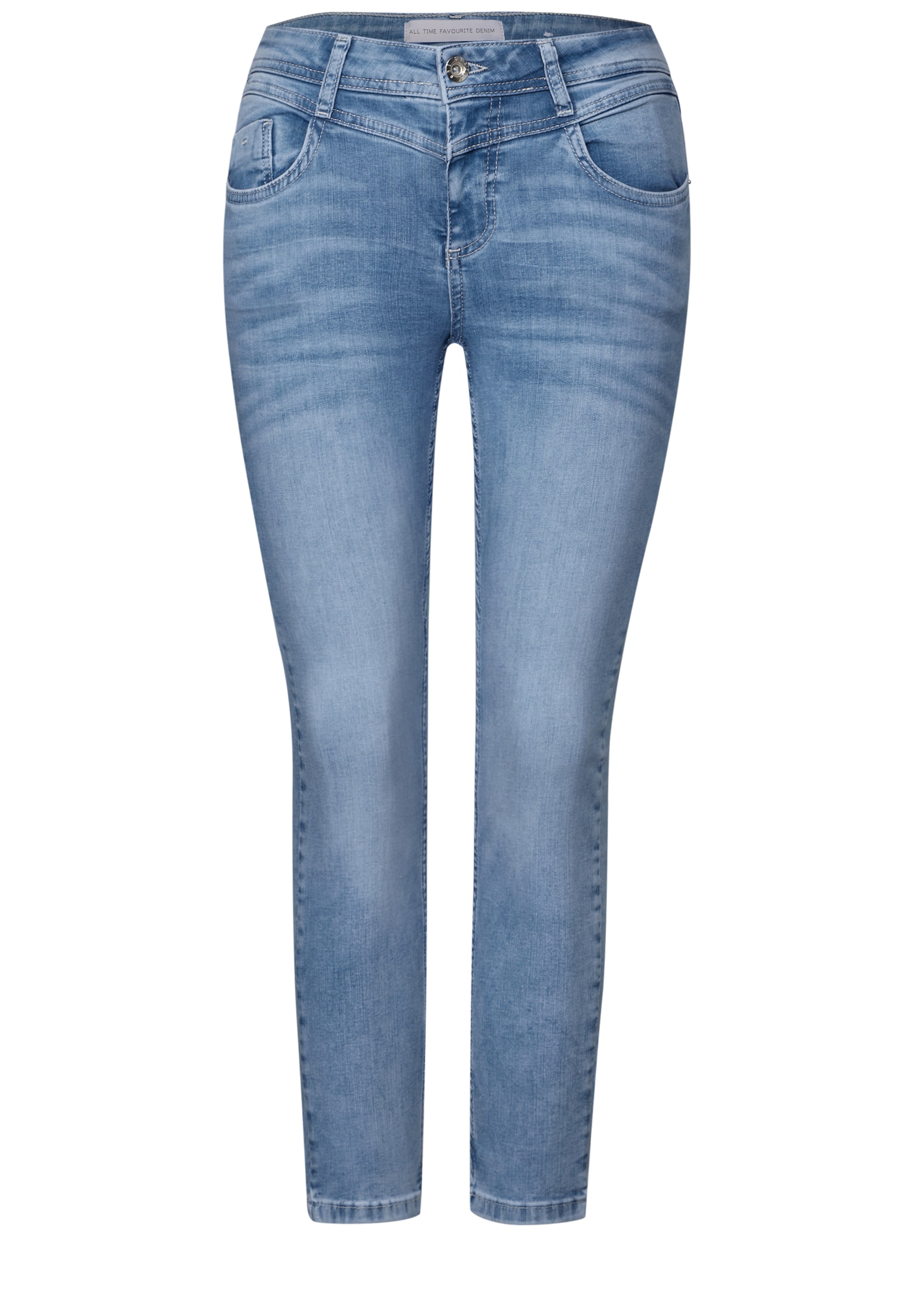STREET ONE Slim fit Jeans in Blue: front