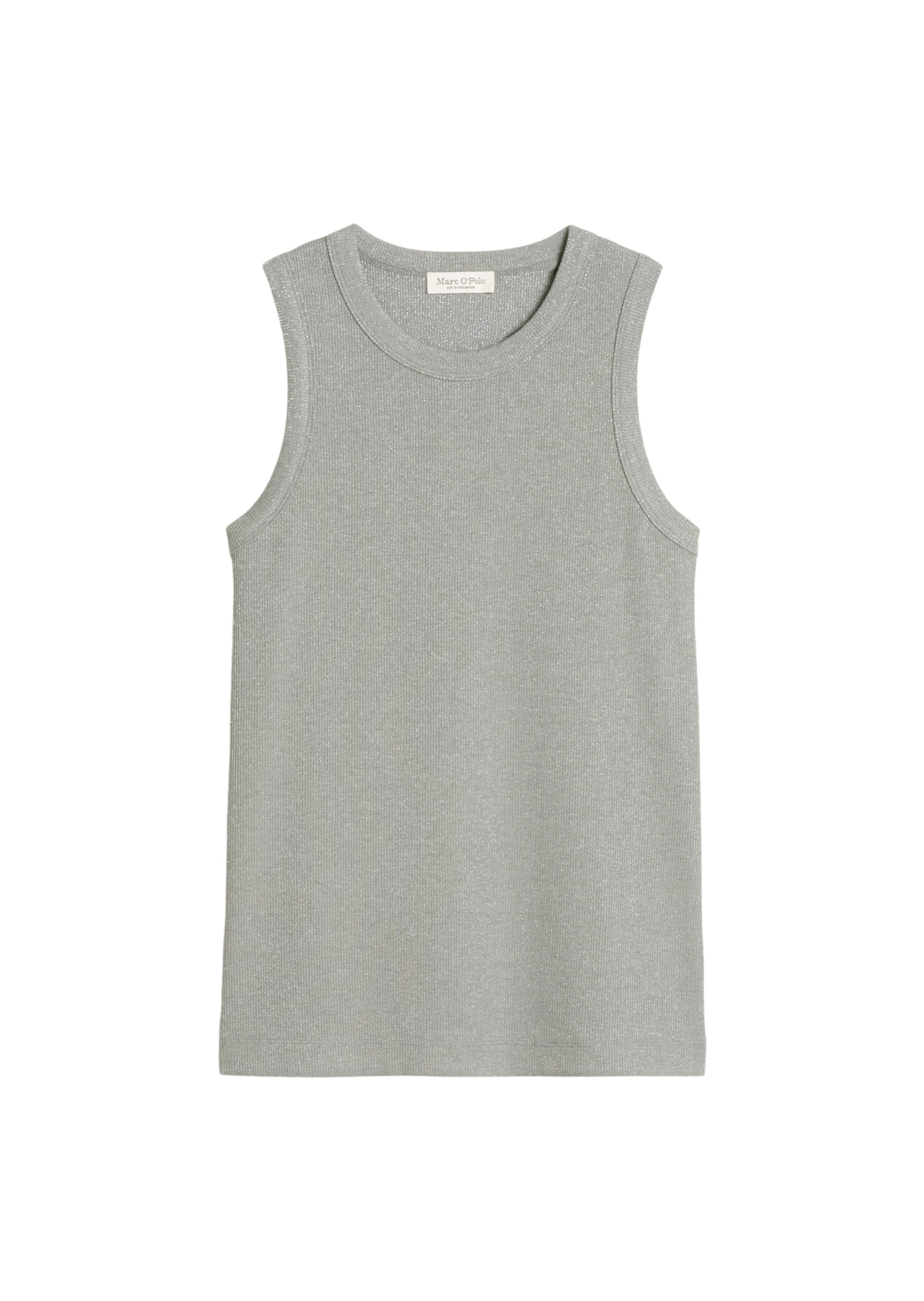 Marc O'Polo Gebreide top in Grijs: voorkant