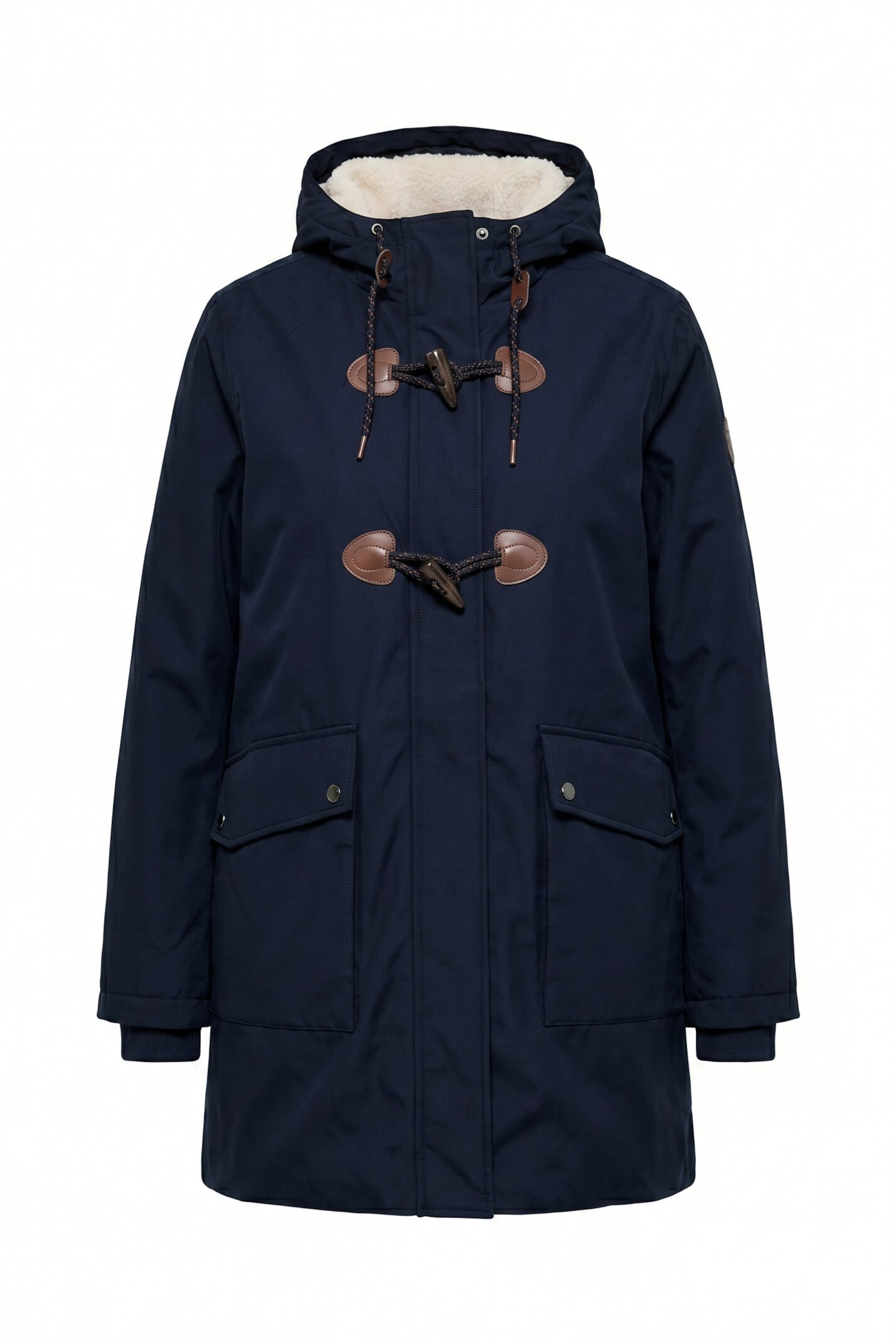 Ulla Popken Weatherproof jacket in M-L in Marine blue, Item view