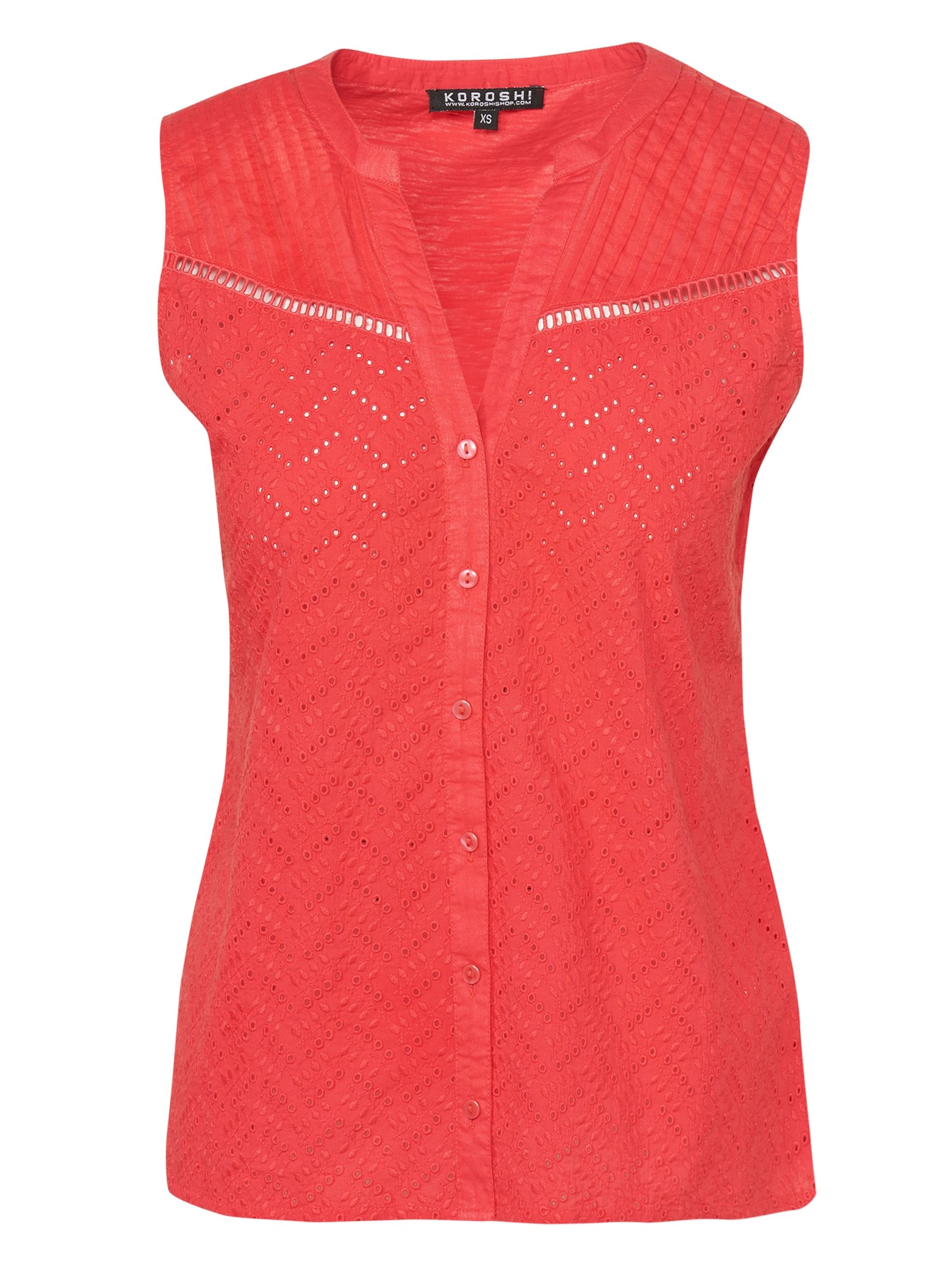 KOROSHI Blúzka - Oranžová: predná strana