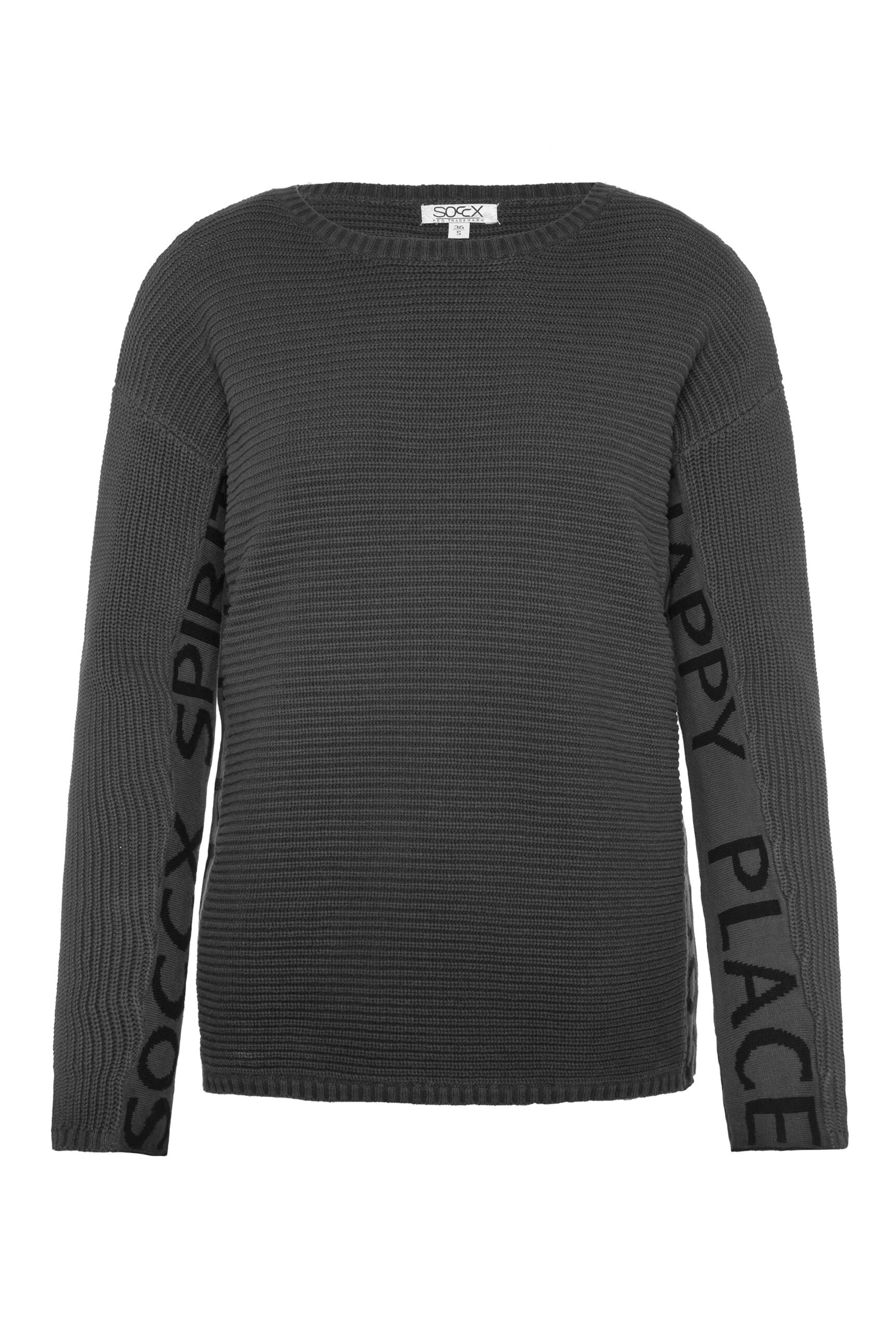 Soccx Trui in Zwart: voorkant