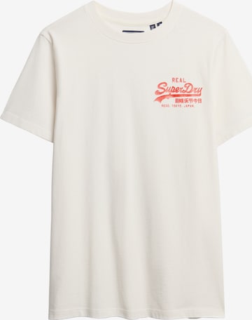 T-Shirt 'Tokyo' Superdry en blanc : devant