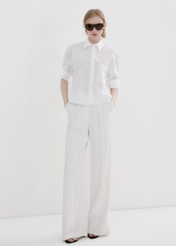 MANGO Blouse 'Rusca' in White