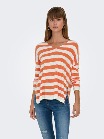 ONLY Pullover 'AMALIA' i hvid: forside