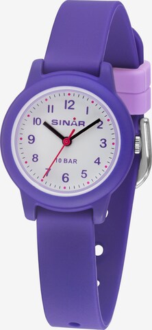 SINAR Analog Watch in Purple: front