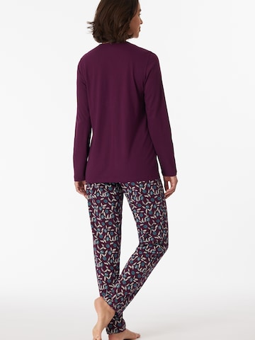 SCHIESSER Pajama ' Comfort Nightwear ' in Purple