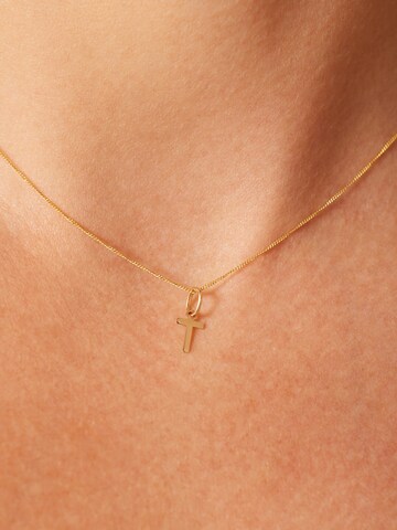 Lucardi Pendant 'Klassisch' in Gold: front