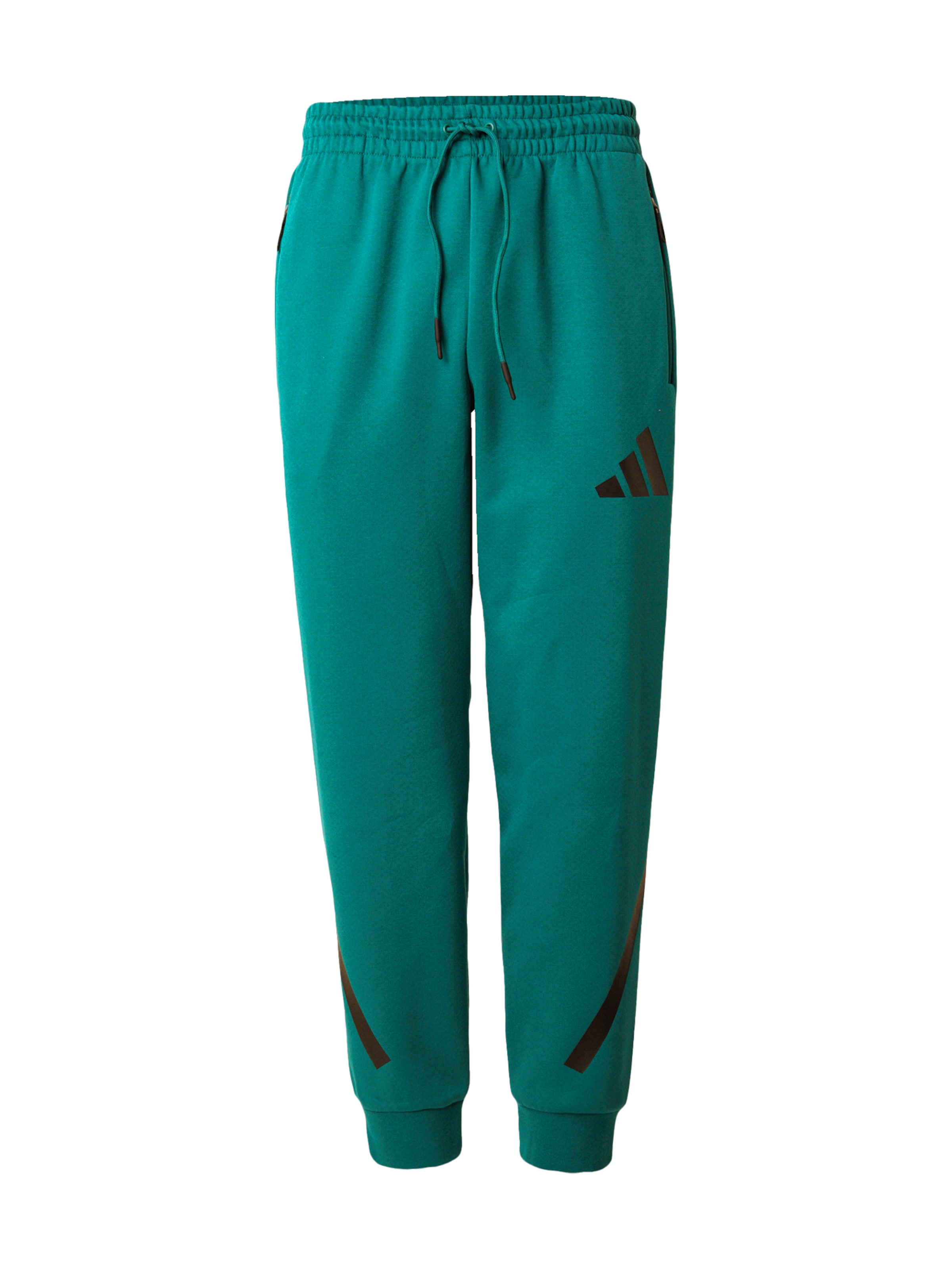 ADIDAS SPORTSWEAR - Calças de desporto 'Z.N.E.' em verde: frente