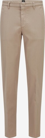 HUGO Tapered Pants in Beige: front