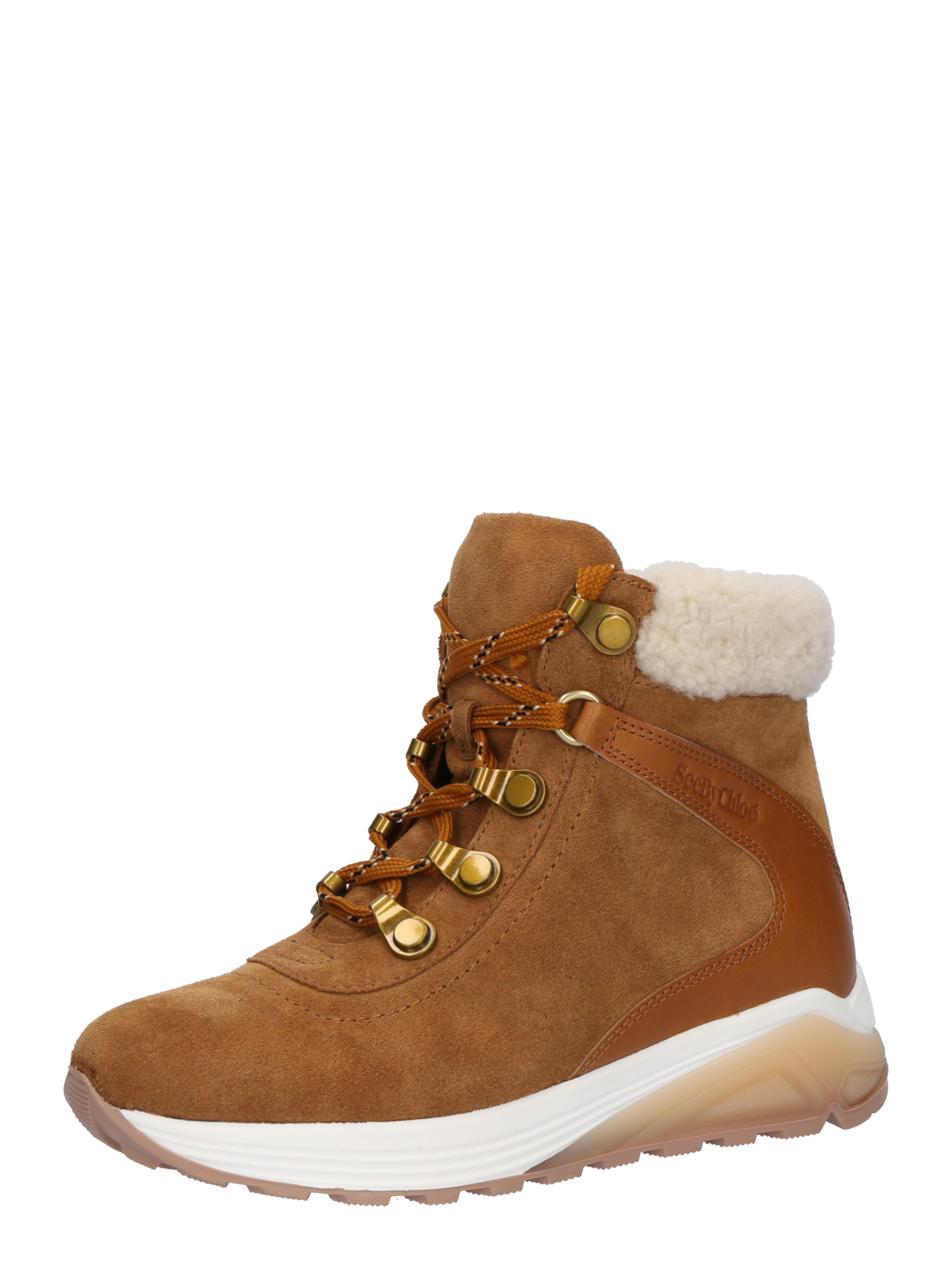 See by Chloé Fűzős rövid szárú csizmák 'BRETT' - barna: elől