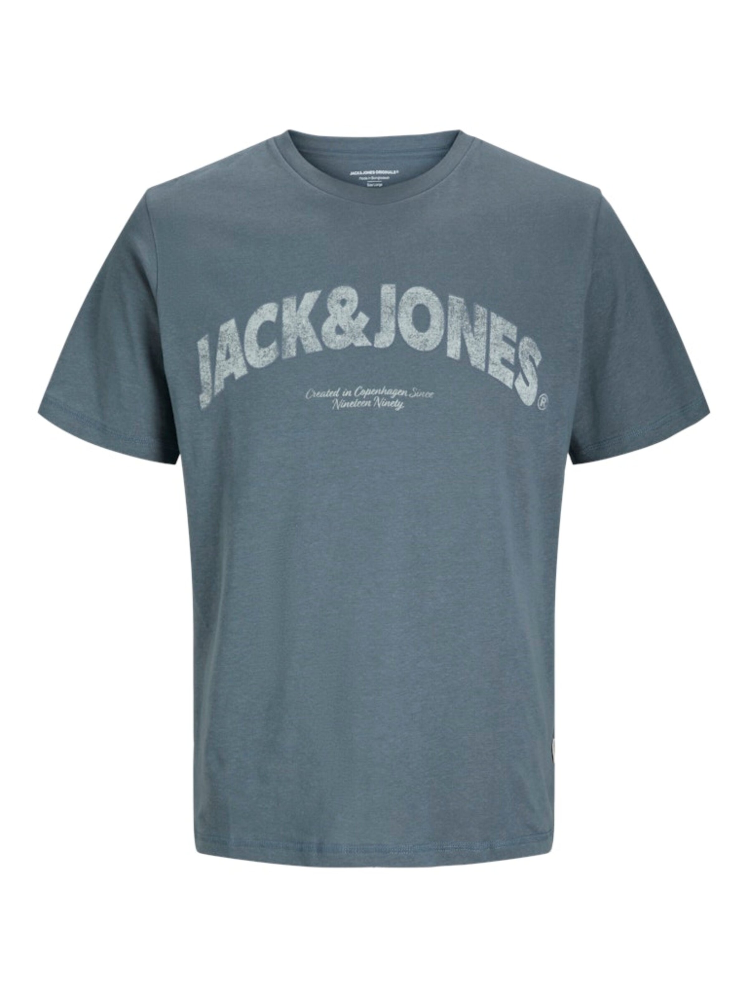 JACK & JONES Shirt in Grey: front