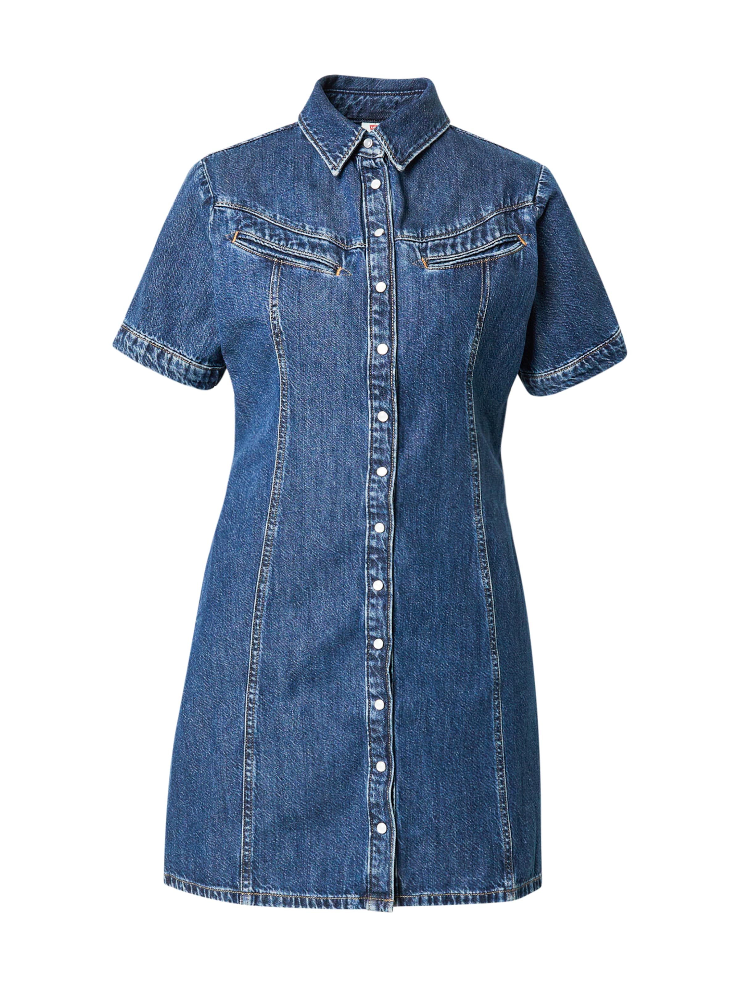 zils LEVI'S ® Blūžkleita 'Rinoa Denim Dress': no priekšpuses