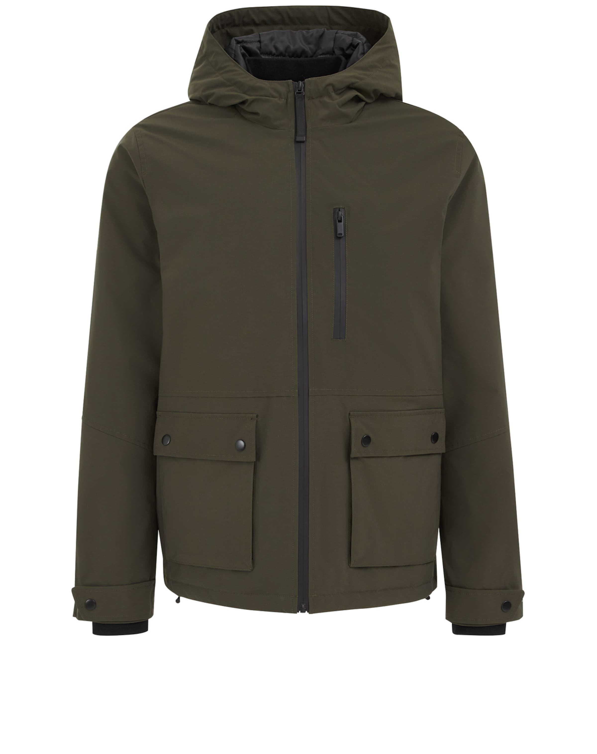 WE Fashion Übergangsjacke in Grün: Vorderseite