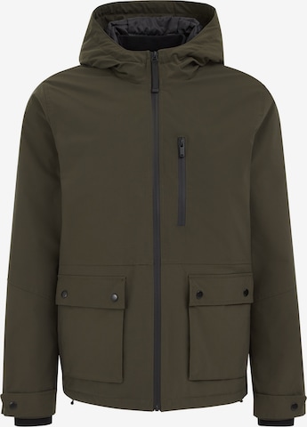 WE FashionPrijelazna jakna - zelena boja: prednji dio