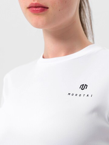 MOROTAI Performance Shirt 'Naka' in White