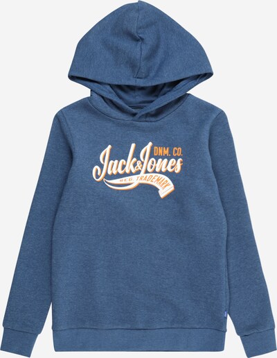 Jack & Jones Junior Sudadera en azul oscuro / naranja / blanco, Vista del producto