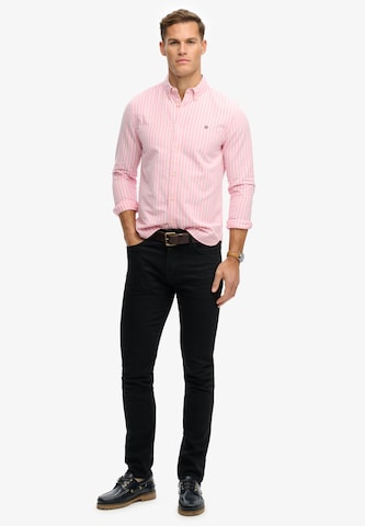 Fit confort Chemise 'Oxford Preppy' Superdry & Co en rose