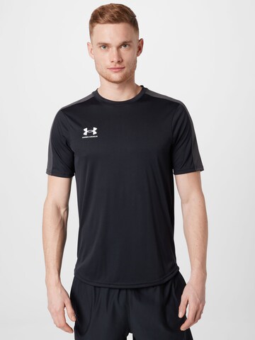 UNDER ARMOUR Performance shirt 'Challenger' in Black: front